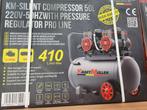 compressor kraftmuller pro-line 50L 3,4 HP low noice 4 cilin, Doe-het-zelf en Bouw, Compressors, Nieuw, Geluidgedempt, Ophalen of Verzenden