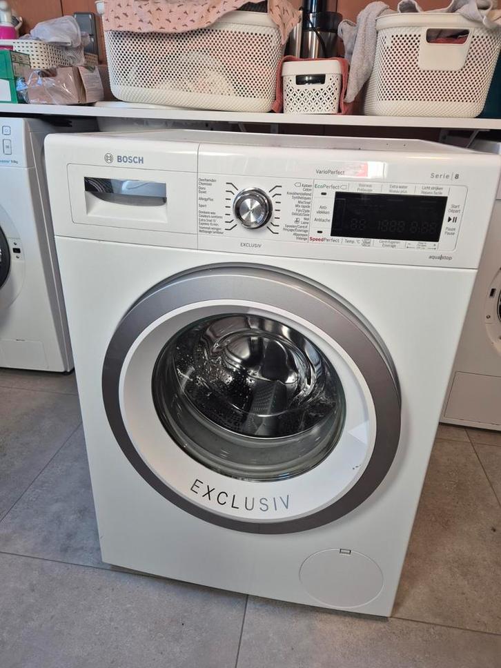 Bosch serie 8 EXCLUSIV, Elektronische apparatuur, Wasmachines, Gebruikt, Ophalen