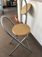 2 hoge stoelen, Enlèvement, Utilisé, Bois, Deux