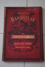 Atlas 1884 zoölogie, plantkunde, mineralogie Hayek chromo, Ophalen of Verzenden