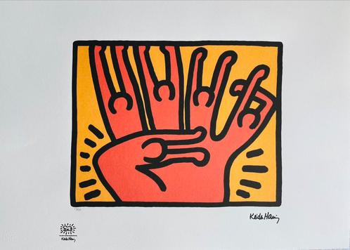 Prachtige Lithografie + certificaat • Keith Haring # 22/150, Antiek en Kunst, Kunst | Litho's en Zeefdrukken, Ophalen of Verzenden