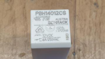 jw1336: 20 of 50 printrelais schrack PBH14012CS: 12V-6A beschikbaar voor biedingen