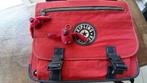 Kipling rug boekentas rood aapje 41 x 33 cm, Rugtas, Zo goed als nieuw, 30 tot 40 cm, Rood