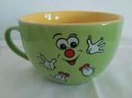 Grande tasse, 'funny faces', Maison & Meubles, Cuisine | Vaisselle, Enlèvement, Utilisé