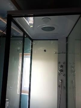 Douchecabine Marmerlook, Huis en Inrichting, Badkamer | Complete badkamers, Nieuw, Met douche, Ophalen