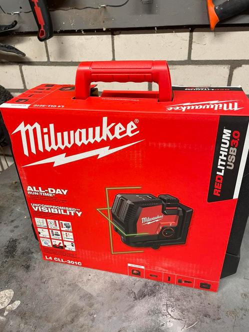 Milwauke kruislijnlaser l4cll-301c, Doe-het-zelf en Bouw, Meetapparatuur, Nieuw, Overige meters, Ophalen