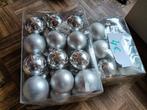 Kerstballen koper en zilver en slinger en parelsnoer, Ophalen, Zo goed als nieuw