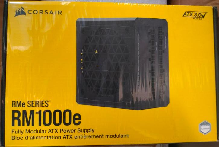 NIEUWE CORSAIR RM1000e-voeding, Computers en Software, Interne voedingen, Nieuw, Ophalen of Verzenden