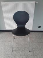 4 zwarte keukenstoelen, Huis en Inrichting, Ophalen