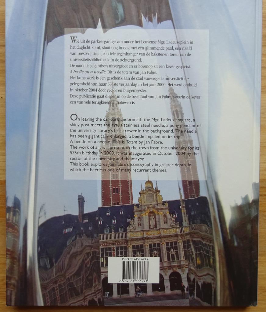 Jan Fabre, 2005, Totem, Leuven, Nieuw, Ophalen of Verzenden, Vic Goedseels, Grafische vormgeving