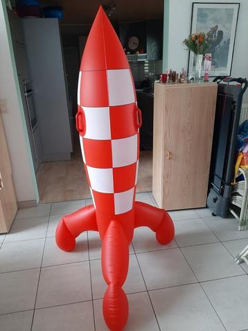 Fusée Tintin géante  gonflable