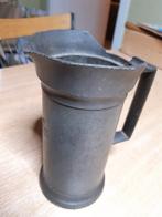 Ancienne mesure 1/2 litre - étain, Enlèvement ou Envoi