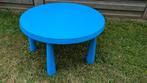 Kindertafel blauw ikea, Ophalen, Gebruikt