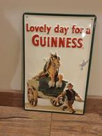 Metaal Reclamebord - Guinness -, Ophalen of Verzenden, Gebruikt, Reclamebord