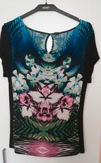 Kleurrijke t-shirt. Maat 40, selection by S.Oliver, Kleding | Dames, T-shirts, Maat 38/40 (M), Overige kleuren, Ophalen of Verzenden
