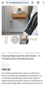 2 zwevende nachtkastjes NIEUW (helft van de prijs), Huis en Inrichting, Ophalen