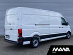 Volkswagen Crafter 35 2.0TDI 140PK L4H3 Sensoren Airco 12V B, Auto's, Voorwielaandrijving, Stof, Zwart, 4 cilinders