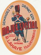 bieretiket Lahaye Huldenberg : Major special, Verzamelen, Biermerken, Verzenden, Nieuw, Overige typen, Overige merken