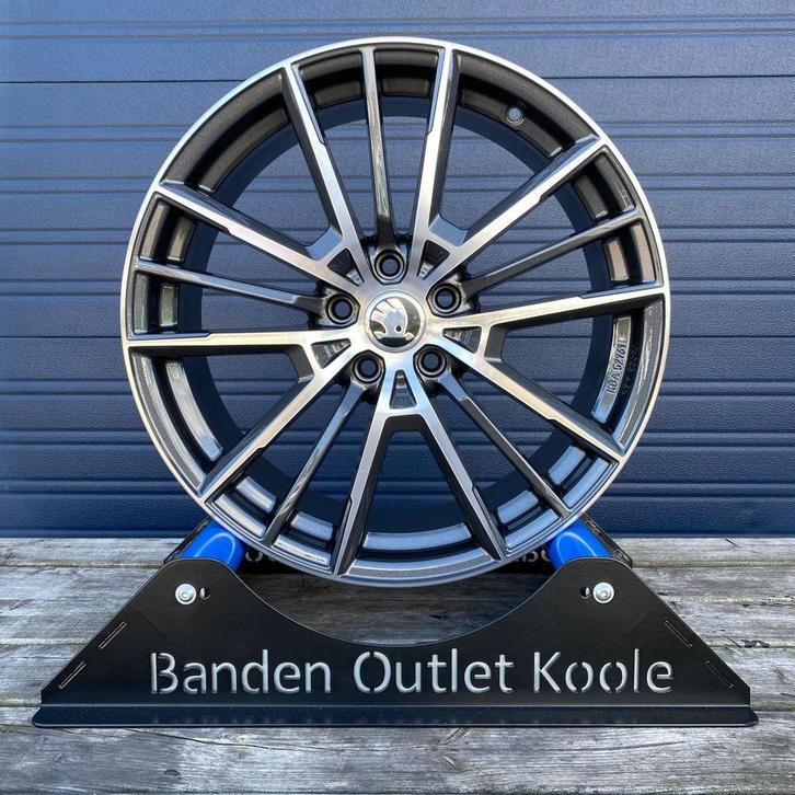 Skoda Elroq Enyaq Karoq Kodiaq Octavia SuperB Yeti Velgen 5x, Auto-onderdelen, Banden en Velgen, Velg(en), 19 inch, Personenwagen