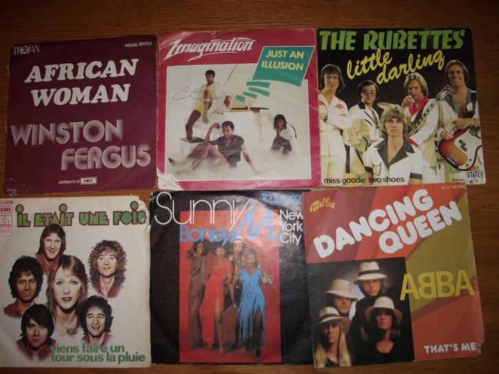 45 T-schijven uit de eerste hand en productie, om uit te kie, Boeken, Muziek, Gelezen, Artiest, Ophalen of Verzenden