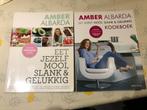 Eet jezelf mooi, slank en gelukkig kookboek + basis handboek, Dieet en Voeding, Amber Albarda, Ophalen of Verzenden, Zo goed als nieuw