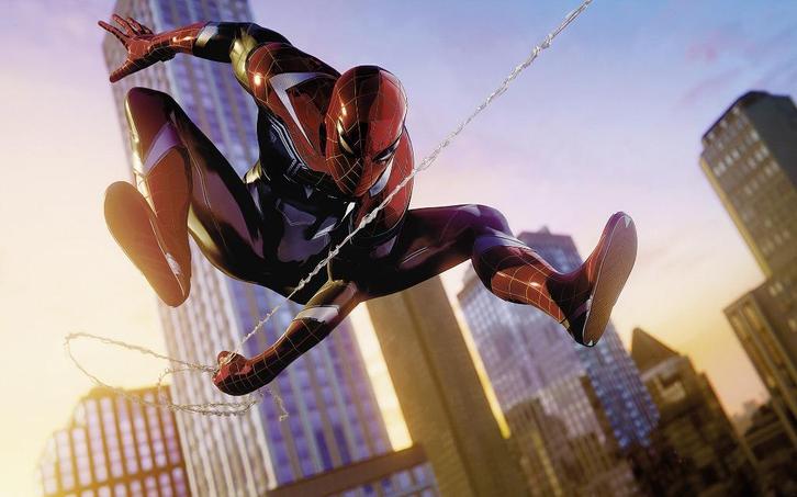 Spiderman Vlies Behang Jump - 400x250 - Gratis Verzending, Kinderen en Baby's, Kinderkamer | Inrichting en Decoratie, Nieuw, Wanddecoratie