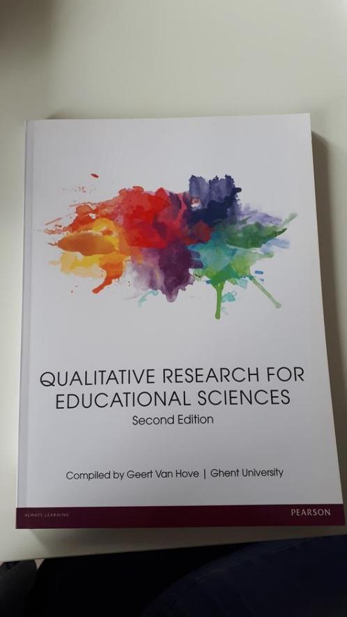 Qualitative Research For Educational Sciences, Boeken, Psychologie, Nieuw, Overige onderwerpen, Ophalen of Verzenden