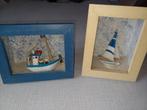 Miniatuur frame met zeethema, Ophalen of Verzenden