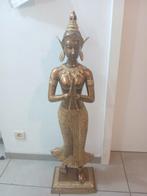 PRACHTIG THAIS BRONZEN BEELD 105CM 17KG, Ophalen of Verzenden, Brons