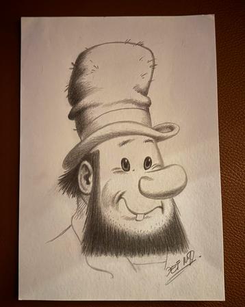 Print potloodtekening Boemel van Jef Nys beschikbaar voor biedingen