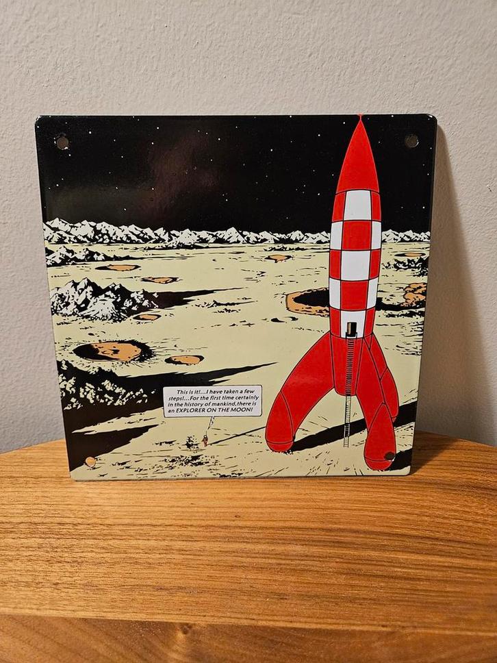 Tintin emaillebord, Boeken, Strips | Comics, Ophalen of Verzenden