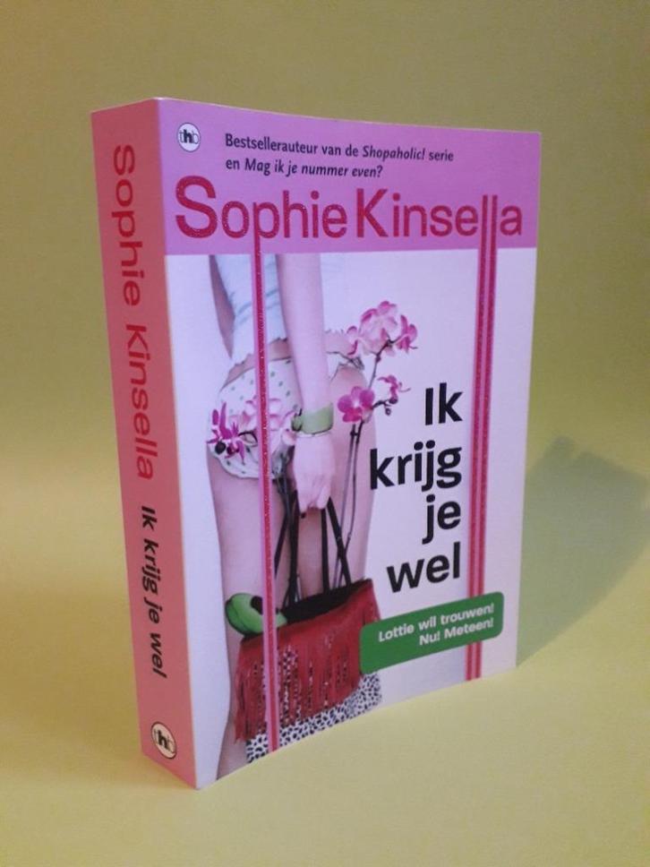 Boek : Sophie Kinsella - Ik krijg je wel - paperback 382blz, Boeken, Chicklit, Zo goed als nieuw, Verzenden