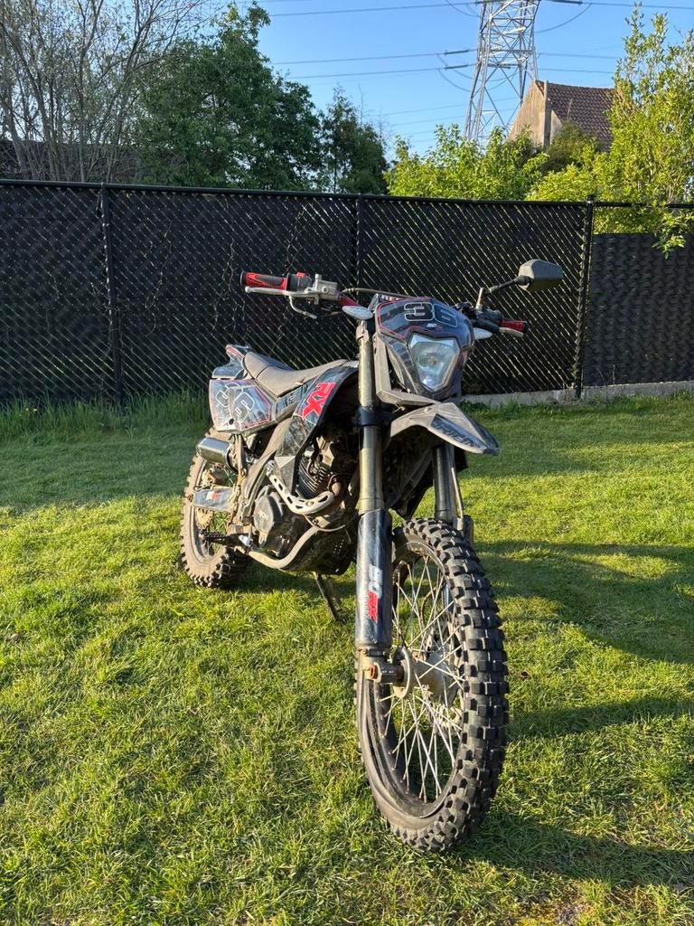 crosser RX50 orion apollo (brommer) met 125cc blok, Fietsen en Brommers, Brommers | Overige merken, 125 cc, 5 versnellingen, Orion