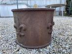 Pot 40 diameter hoogte 40 bloempot in gietijzer, Tuin en Terras, Ophalen of Verzenden, Zo goed als nieuw