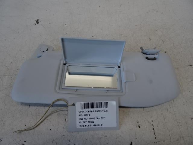PARE-SOLEIL GAUCHE Opel Corsa F (UB / UH / UP) (01-2019/-), Utilisé, Opel