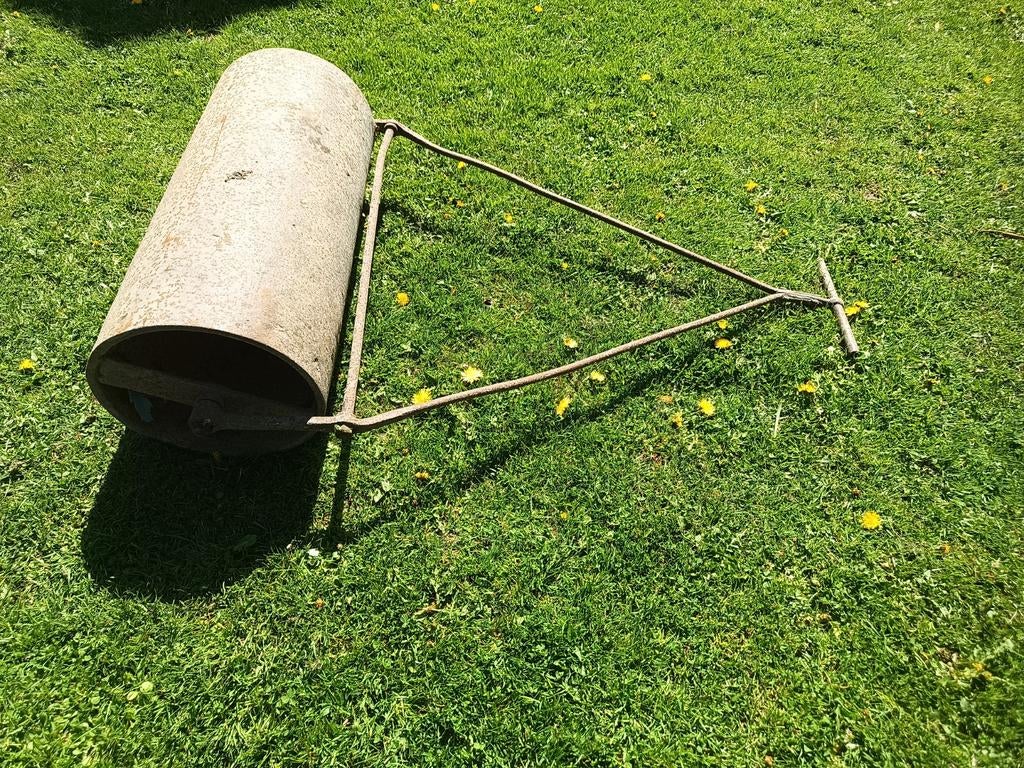 Ancien rouleau de jardin, Enlèvement