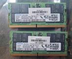 Samsung DDR5 SODIMM 2x 32GB SODIMM laptop, Computers en Software, RAM geheugen, Verzenden, Zo goed als nieuw, DDR5, 64 GB