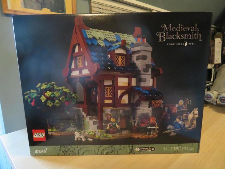 Lego Ideas 21325 Medieval Blacksmith (2021), Kinderen en Baby's, Speelgoed | Duplo en Lego, Nieuw, Lego, Complete set, Ophalen of Verzenden