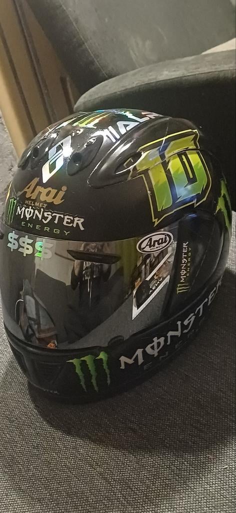 Sticker auto-peint Arai Quantum taille L, Motos, Vêtements | Casques de moto, Enlèvement ou Envoi, L, Arai