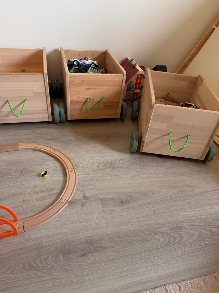 Ikea flisat speelgoedkisten, Huis en Inrichting, Woonaccessoires | Kisten, Ophalen, Zo goed als nieuw