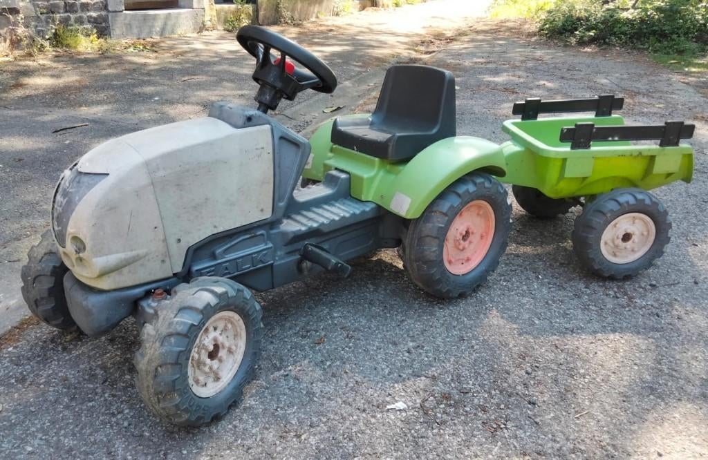 Tracteur pour enfants avec remorque, Enfants & Bébés, Enlèvement, Utilisé, Véhicule à pédales