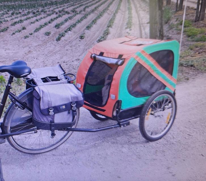 Honden Fiets Kar, Dieren en Toebehoren, Honden-accessoires, Gebruikt, Ophalen