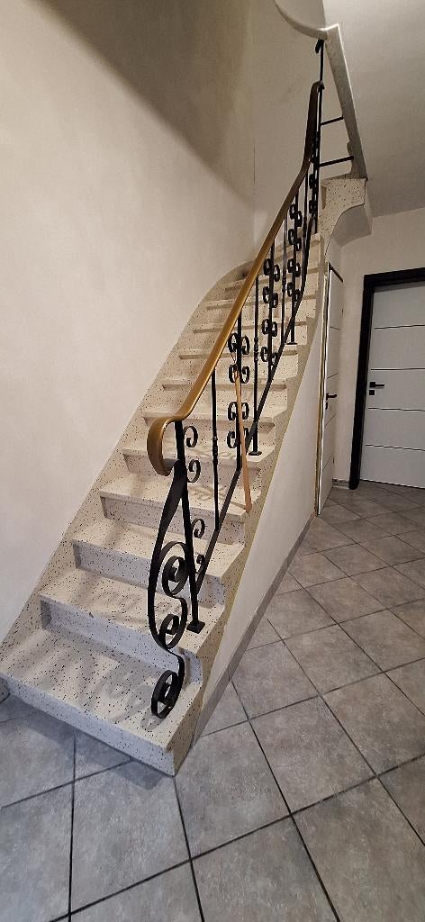 Garde-corps / rampe d’escalier en fer forgé, Bricolage & Construction, Enlèvement, Utilisé, Fer