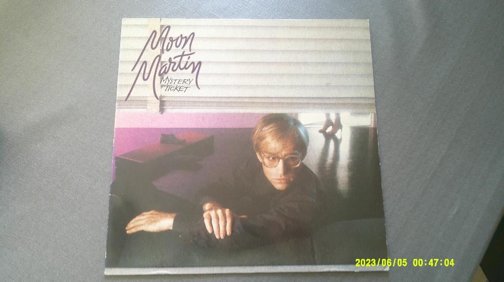 Moon Martin – Mystery ticket (LP), Cd's en Dvd's, Vinyl | Rock, Gebruikt, Ophalen of Verzenden