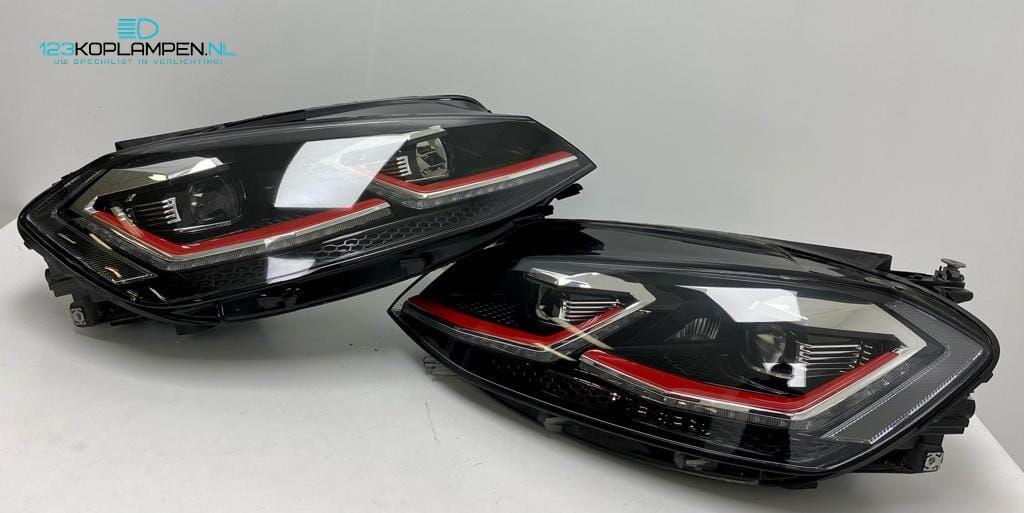 (VR) VW Volkswagen Golf GTI 7 Facelift Full LED koplamp link, Auto-onderdelen, Gebruikt, -, Volkswagen, -