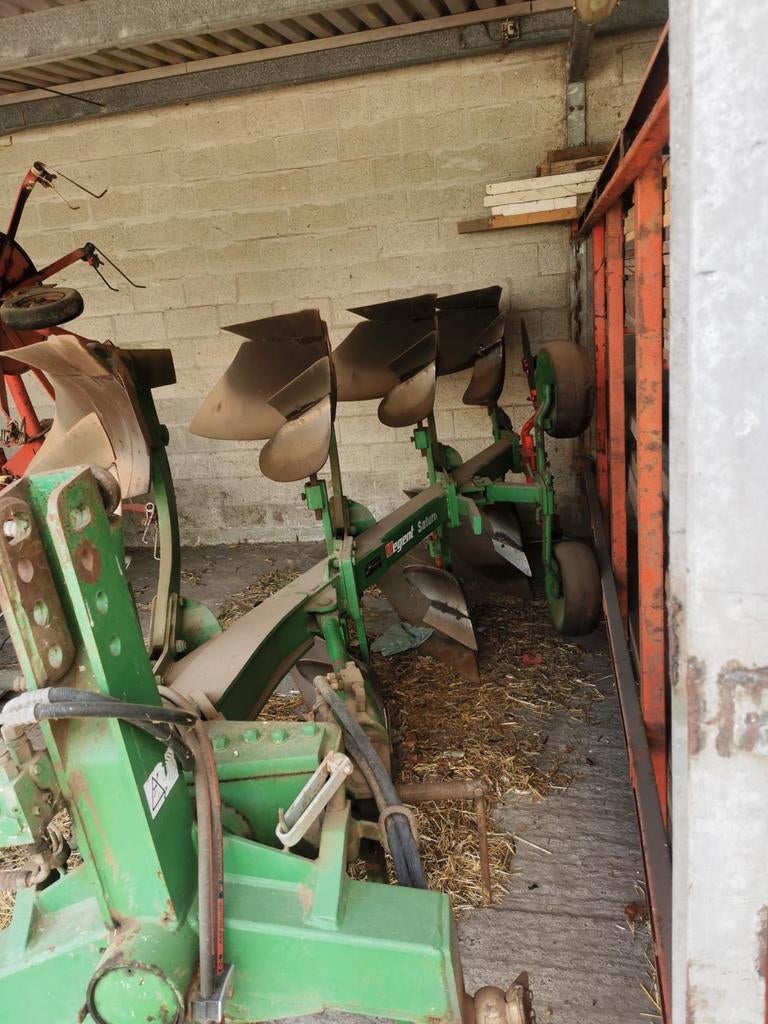 Ploeg 4 schaar regent in zeer goede staat fendt kleur, Ophalen, Fendt