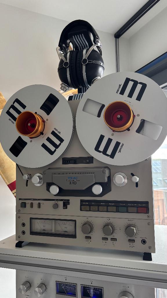 Teac X10 à grosses bobines, Enlèvement, Magnétophone, Avec bandes