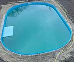 Zwembad metalen wand, Tuin en Terras, Gebruikt, 300 cm of meer, Ovaal, Ophalen