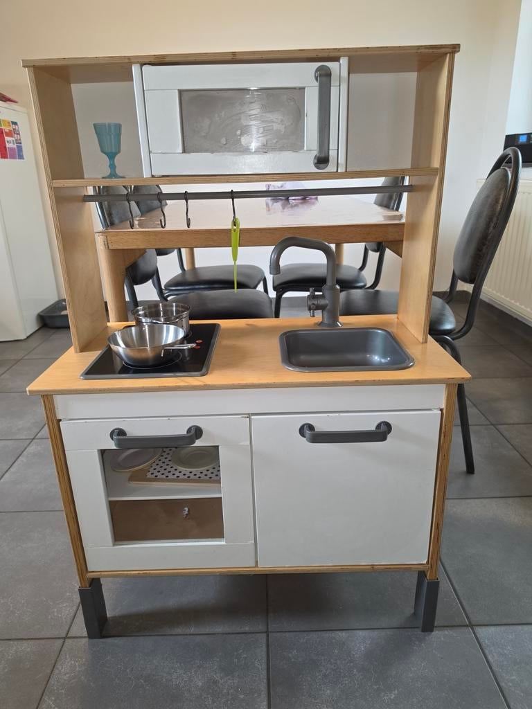 Complete Ikea Duktig speelkeuken inclusief accessoires., Kinderen en Baby's, Ophalen, Gebruikt, Hout, Speelkeuken