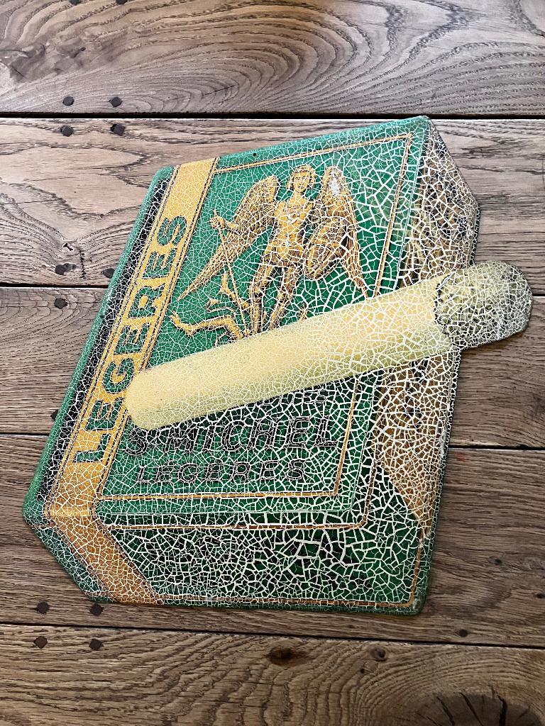 Cigarettes SAINT-MICHEL, Enlèvement ou Envoi, Utilisé, Panneau publicitaire